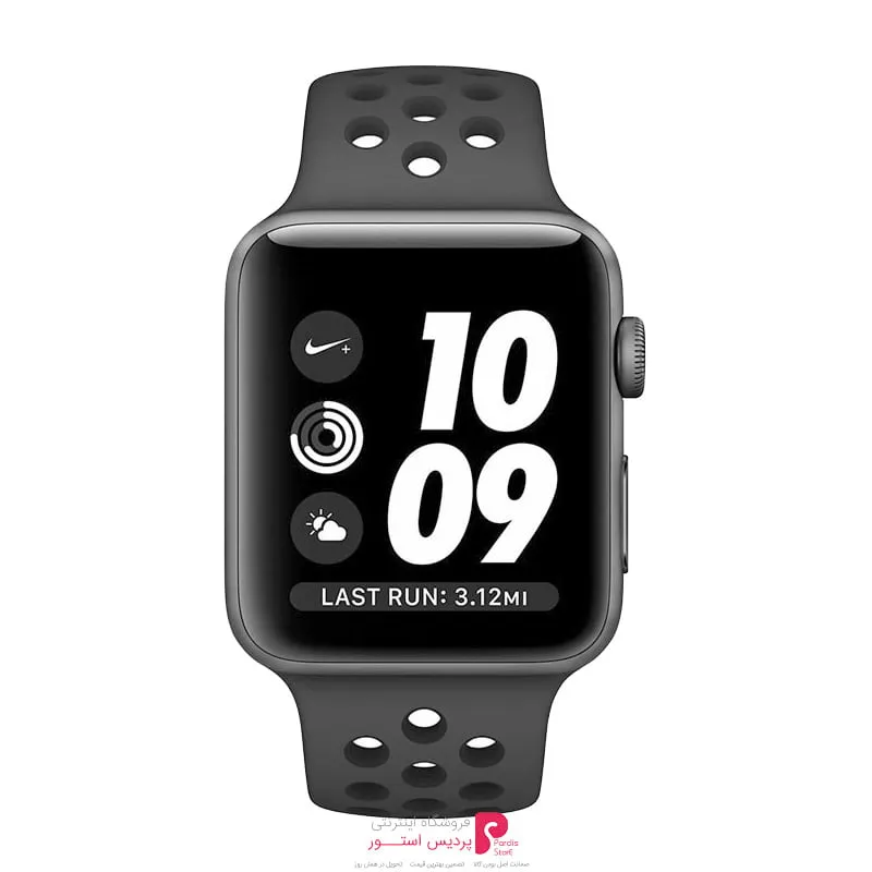 ساعت هوشمند اپل واچ سری 3 مدل Nike Plus 42mm Space Gray Aluminum Case with Anthracite/Black Nike Sport Band - ساعت هوشمند اپل واچ سری 3 مدل Nike Plus 42mm Space Gray Aluminum Case with Anthracite/Black Nike Sport Band