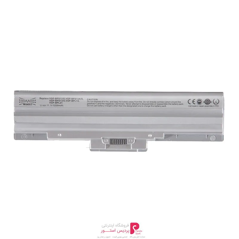 باتری لپ تاپ 6 سلولی مگاسل مناسب برای لپ تاپ Sony Vgp-Bps13