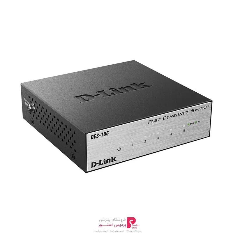 سوييچ 5 پورت دسکتاپ دی-لينک مدل DES-105 - سوييچ 5 پورت دسکتاپ دی-لينک مدل DES-105