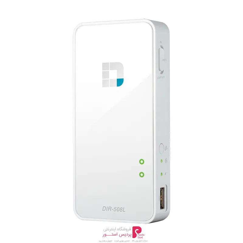 روتر بی سيم N300 و شارژر همراه دی-لينک مدل DIR-508L SharePort Go II - روتر بی سيم N300 و شارژر همراه دی-لينک مدل DIR-508L SharePort Go II
