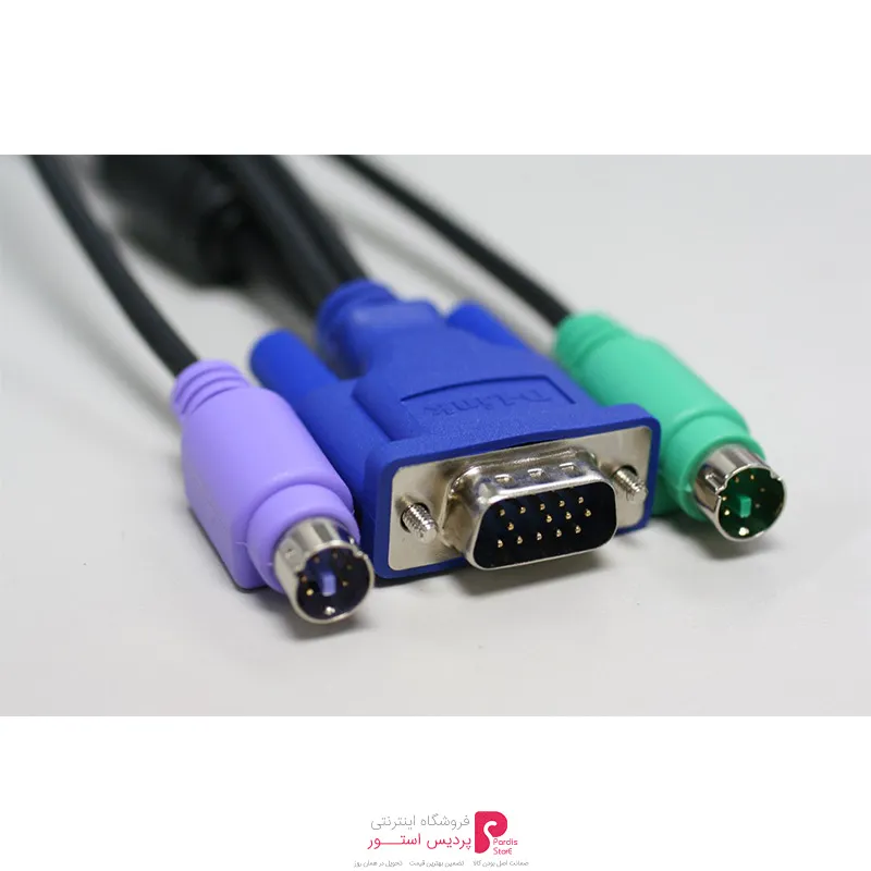 کابل 3 متری KVM دی-لينک مدل DKVM-CB3 - کابل 3 متری KVM دی-لينک مدل DKVM-CB3