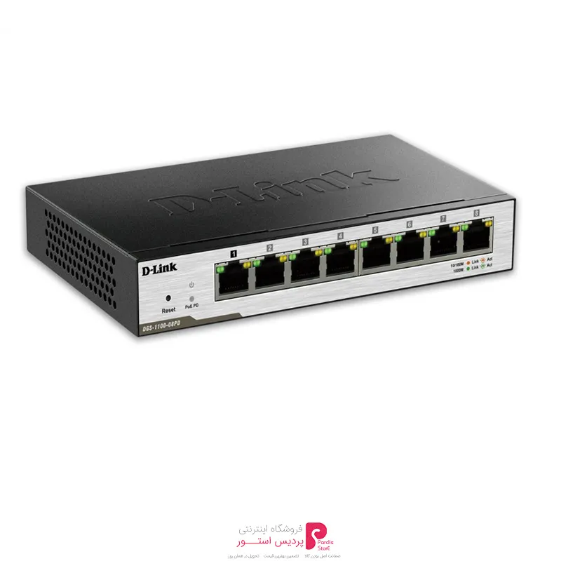 سوییچ دی لینک Smart Managed Gigabit PoE DGS-1100-08PD