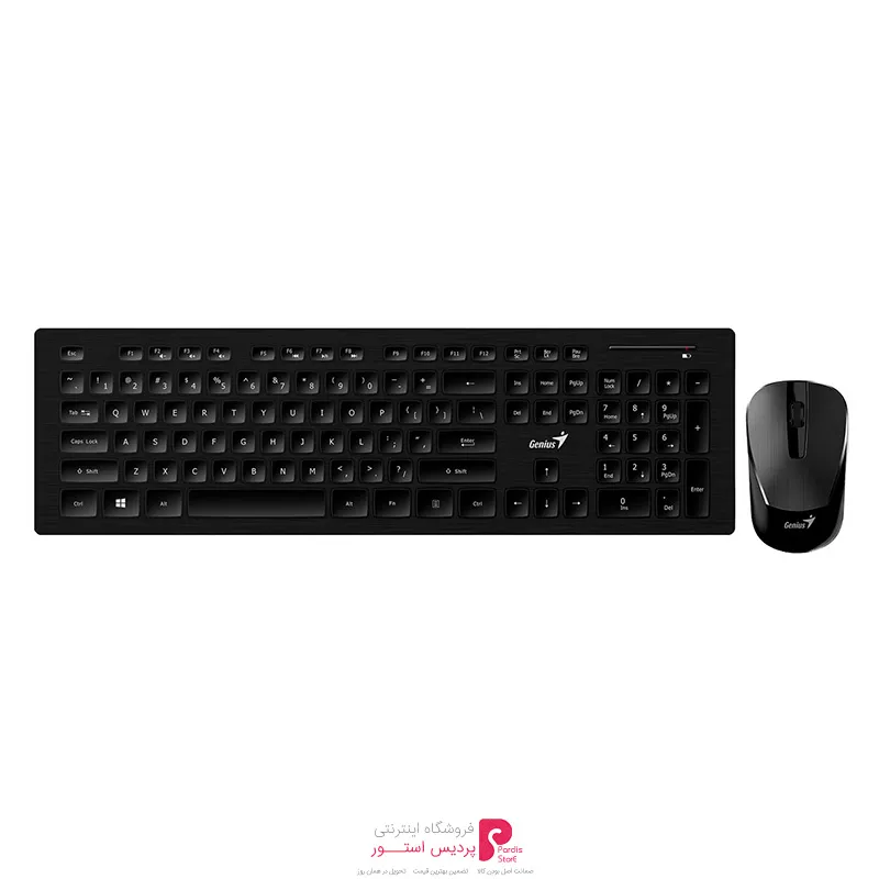 کیبورد و ماوس بی سیم جنیوس مدل Slimstar 8008 - کیبورد و ماوس بی سیم جنیوس مدل Slimstar 8008