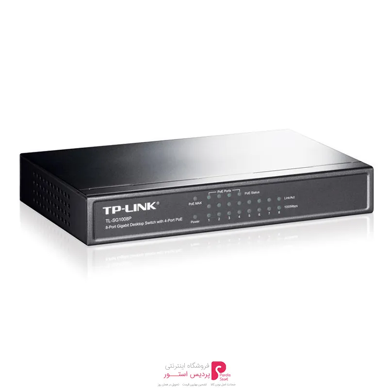 سوئیچ 8 پورت تی پی لینک مدل TL-SG1008P - سوئیچ 8 پورت تی پی لینک مدل TL-SG1008P