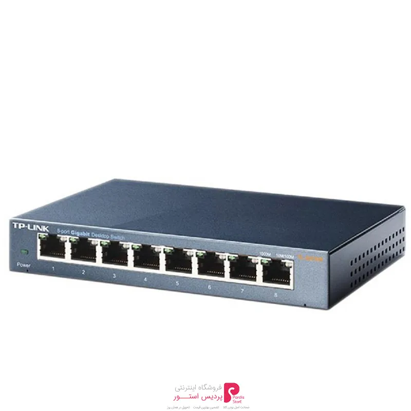 سوئیچ 8 پورت غیر مدیریتی تی پی لینک TP-LINK TL-SG108 - سوئیچ 8 پورت غیر مدیریتی تی پی لینک TP-LINK TL-SG108