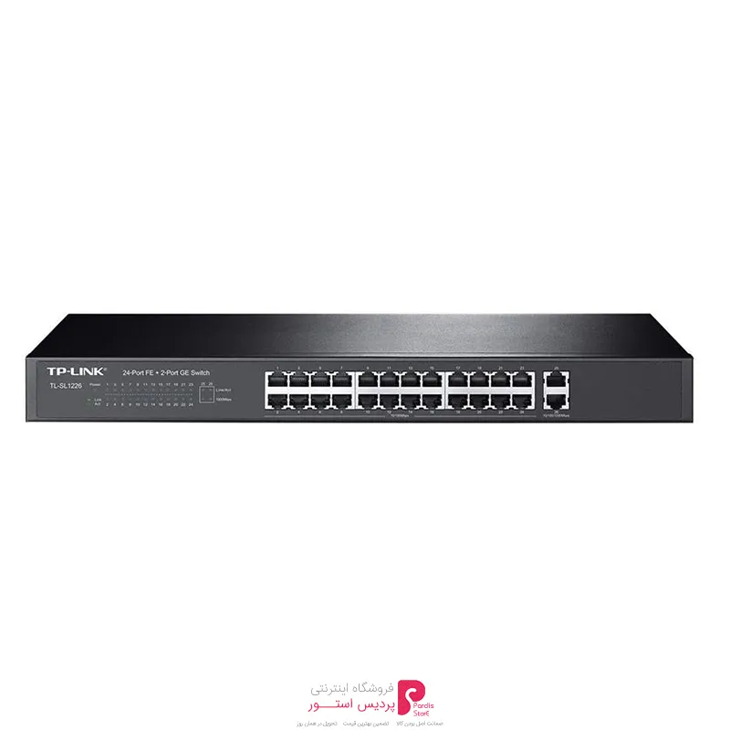 سوئیچ 24 پورت تی پی لینک مدل TP-LINK TL-SL1226 - سوئیچ 24 پورت تی پی لینک مدل TP-LINK TL-SL1226