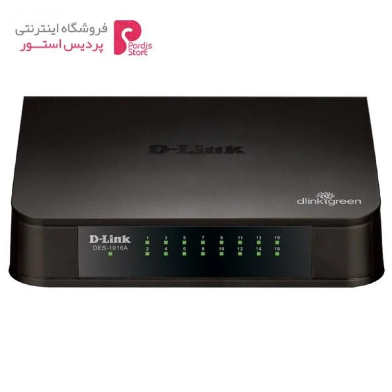 سوییچ 16 پورت غیر مدیریتی و مگابیتی دی-لینک مدل DES-1016A - سوییچ 16 پورت غیر مدیریتی و مگابیتی دی-لینک مدل DES-1016A