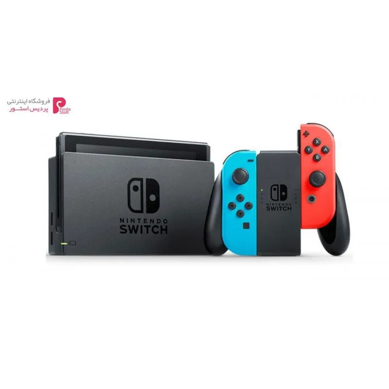 کنسول بازی نینتندو مدل Switch Neon Blue and Neon Red Joy-Con - کنسول بازی نینتندو مدل Switch Neon Blue and Neon Red Joy-Con