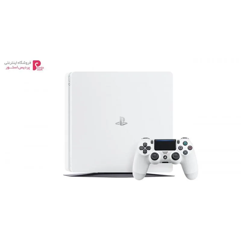 کنسول بازی سونی مدل Playstation 4 Slim Glacier White کد CUH-2116A ریجن 2 - کنسول بازی سونی مدل Playstation 4 Slim Glacier White کد CUH-2116A ریجن 2