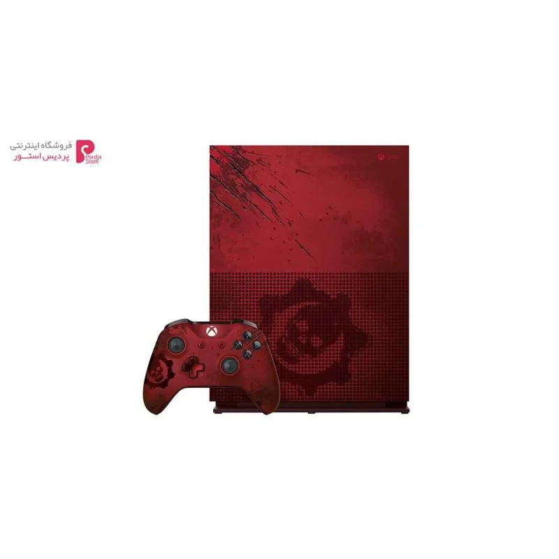 مجموعه کنسول بازی مایکروسافت مدل Xbox One S ظرفیت 2 ترابایت طرح Gears Of War 4 - 0