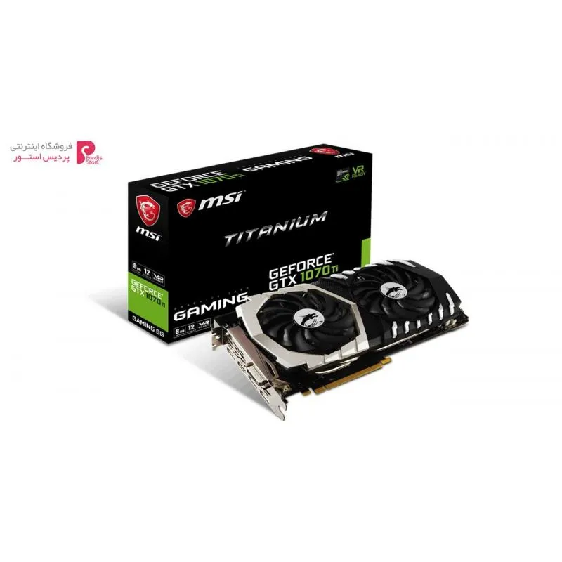 کارت گرافیک ام اس آی مدل GeForce GTX 1070 Ti Titanium 8G - 0
