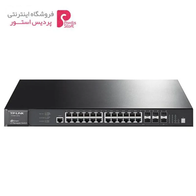 سوییچ 28 پورت JetStream تی پی-لینک مدل T3700G-28TQ - 0