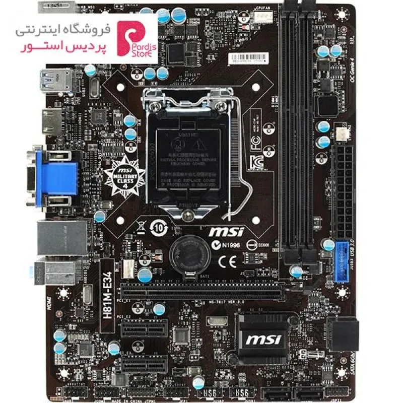 مادربرد ام اس آی مدل H81M-E34 - 0
