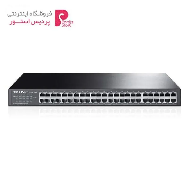 سوییچ 48 پورت مگابیتی و رکمونت تی پی-لینک مدل TL-SF1048 - 0