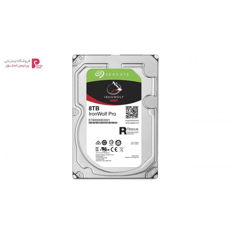هارددیسک اینترنال سیگیت مدل IronWolf Pro ST8000NE0021 ظرفیت 8 ترابایت - 0