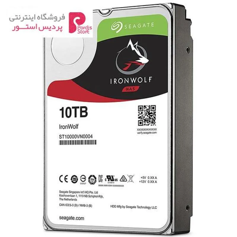 هارددیسک اینترنال سیگیت مدل IronWolf ST10000VN0004 ظرفیت 10 ترابایت - 0