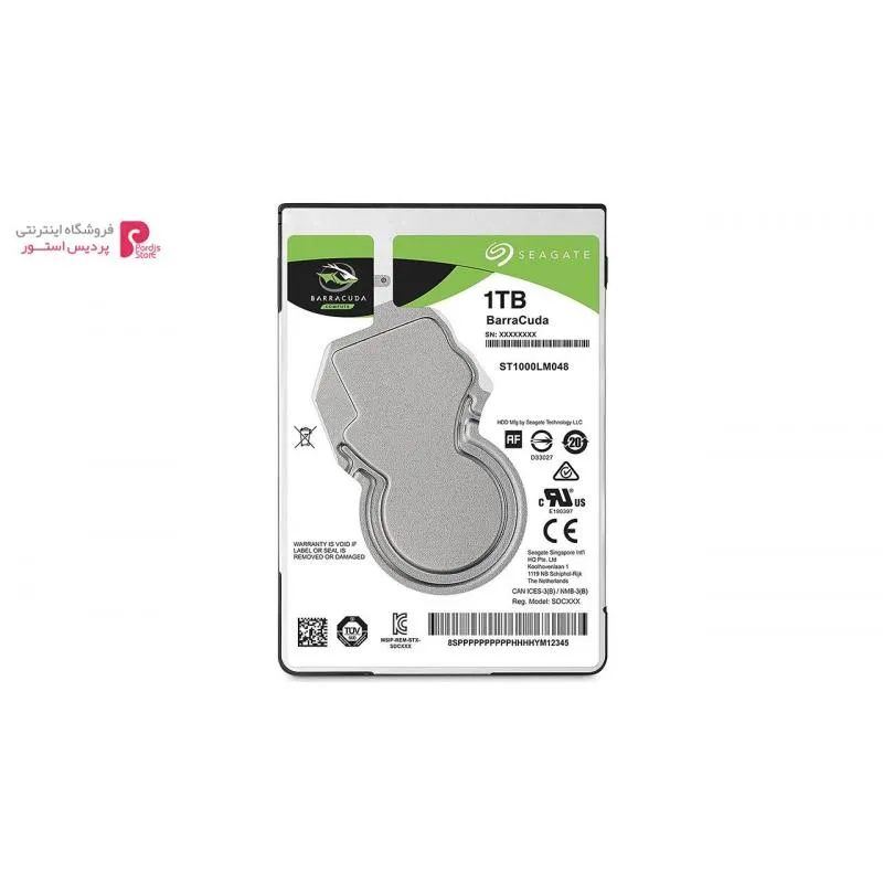 هارددیسک اینترنال سیگیت مدل BarraCuda ST1000LM048 ظرفیت 1 ترابایت - 0