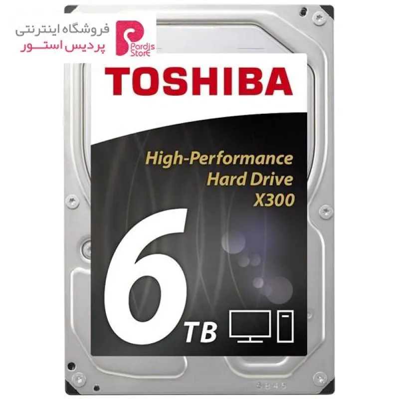هارددیسک اینترنال توشیبا سری X300 مدل HDWE160EZSTA ظرفیت 6 ترابایت - 0