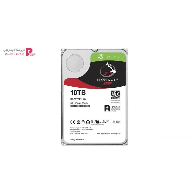 هارددیسک اینترنال سیگیت مدل IronWolf Pro ST10000NE0004 ظرفیت 10 ترابایت - 0