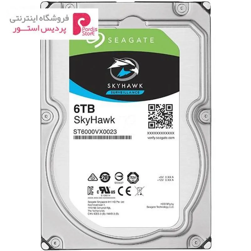 هارددیسک اینترنال سیگیت مدل SkyHawk ST6000VX0023 ظرفیت 6 ترابایت - 0
