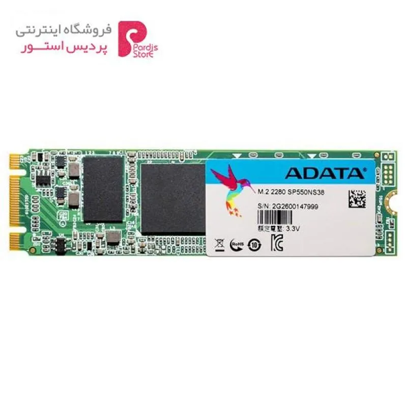 حافظه SSD سایز M.2 2280 ای دیتا مدل SP550 ظرفیت 480 گیگابایت - 0