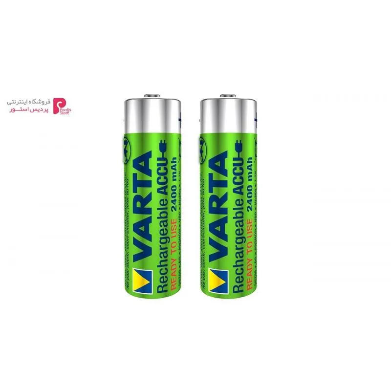 باتری قلمی قابل شارژ وارتا مدل 2400mAh بسته 2 عددی - 0