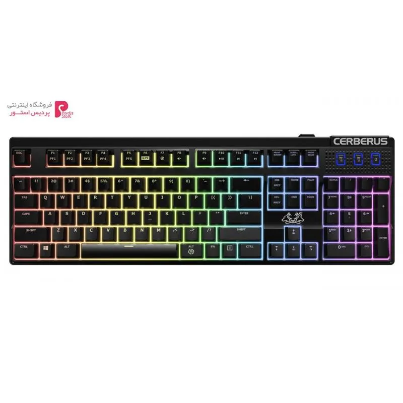 کیبورد مکانیکی مخصوص بازی ایسوس مدل Cerberus Mech RGB - 0
