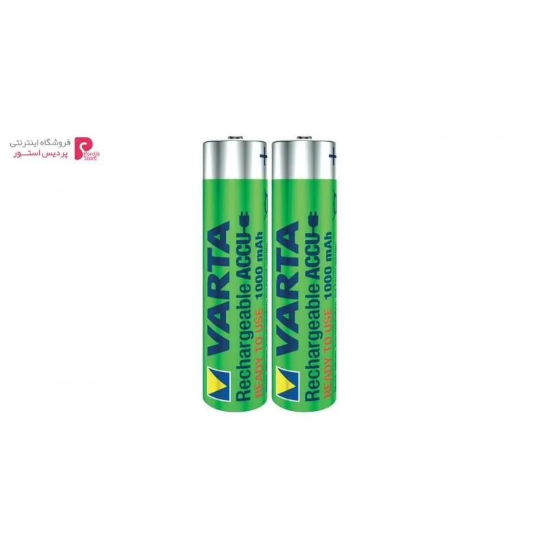 باتری نیم قلمی قابل شارژ وارتا مدل 1000mAh بسته 2 عددی - 0