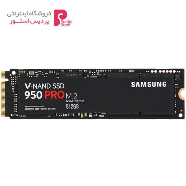 حافظه SSD سایز M.2 2280 سامسونگ مدل 950Pro ظرفیت 512 گیگابایت - 0