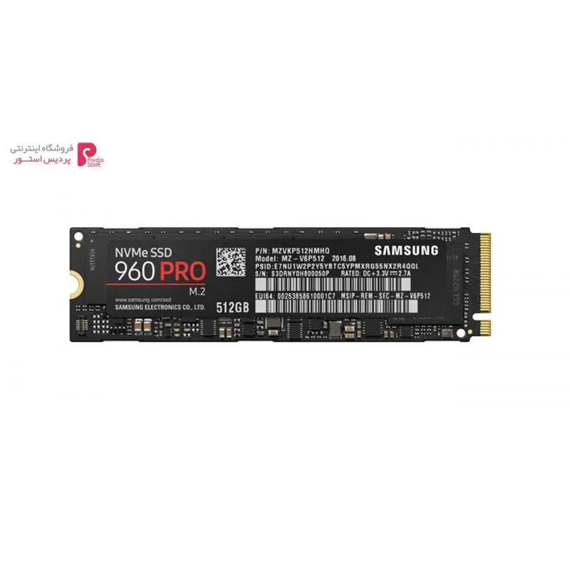 اس اس دی اینترنال سامسونگ مدل 960 PRO ظرفیت 512 گیگابایت - 0