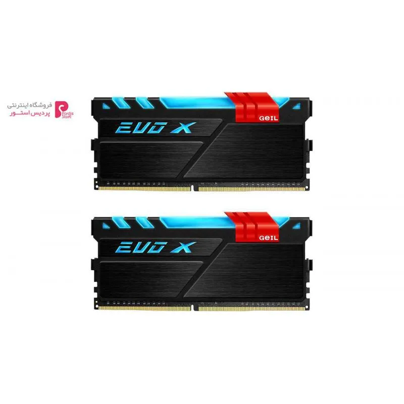 رم دسکتاپ DDR4 دو کاناله 3000 مگاهرتز CL16 گیل مدل Evo X ظرفیت 16 گیگابایت - 0