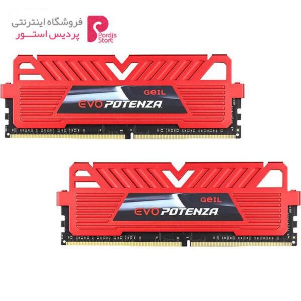 رم دسکتاپ DDR4 دو کاناله 3200 مگاهرتز CL16 گیل مدل Potenza ظرفیت 8 گیگابایت - 0