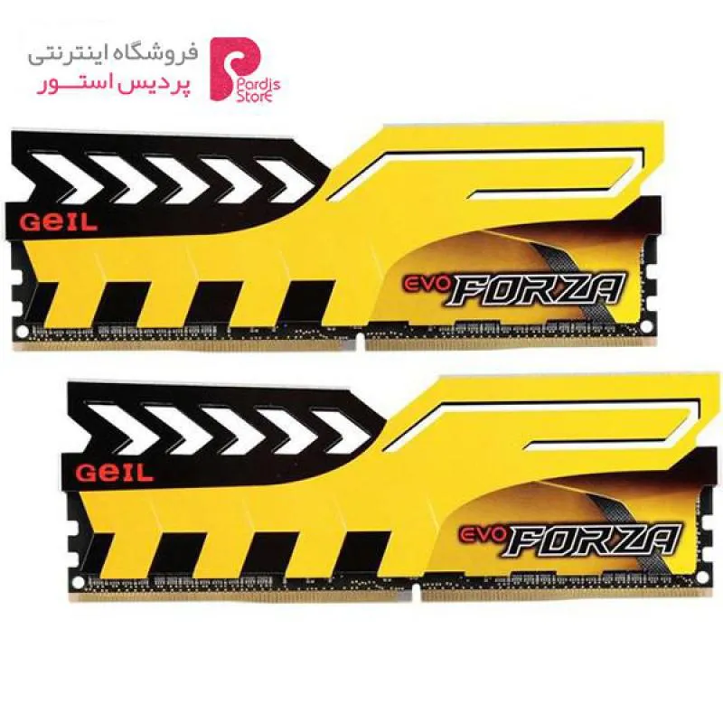 رم دسکتاپ DDR4 دو کاناله 2400 مگاهرتز CL16 گیل مدل Forza ظرفیت 16 گیگابایت - 0
