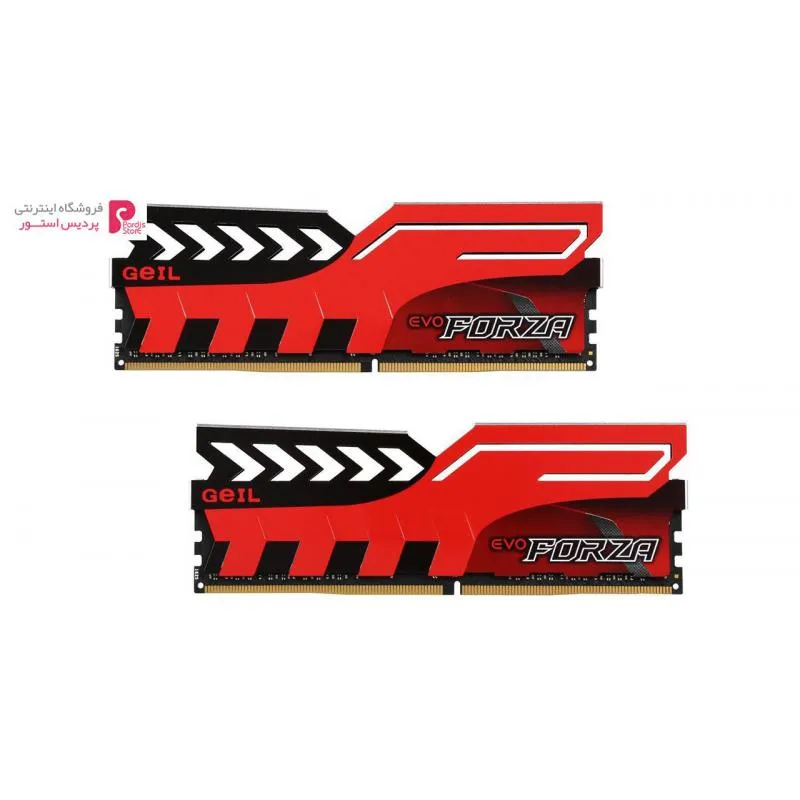 رم دسکتاپ DDR4 دو کاناله 3000 مگاهرتز CL16 گیل مدل Evo Forza ظرفیت 16 گیگابایت - 0