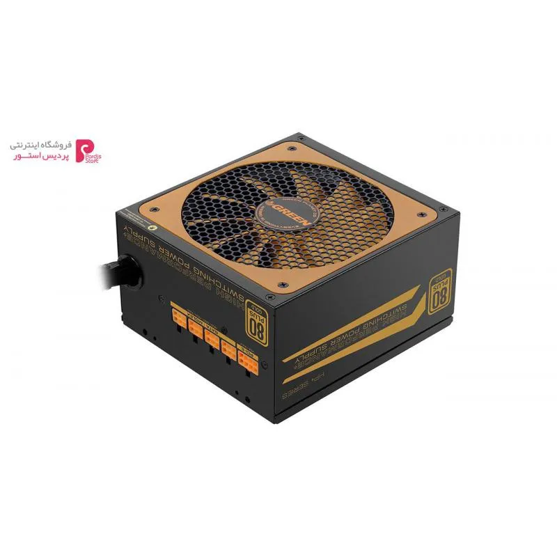 منبع تغذیه کامپیوتر نیمه ماژولار گرین مدل 700B-HP Plus - 0