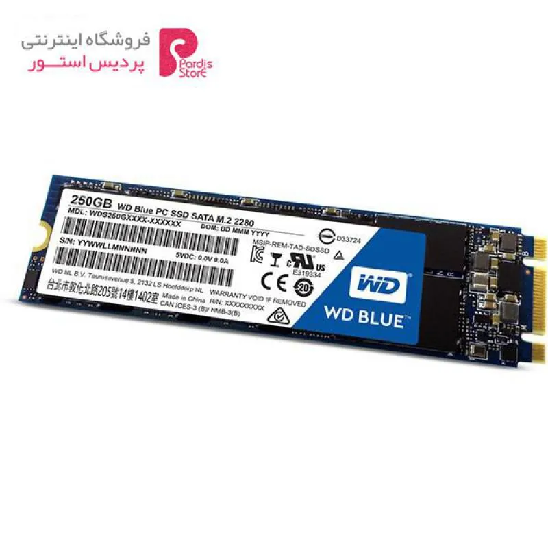 حافظه SSD وسترن دیجیتال مدل BLUE WDS250G1B0B ظرفیت 250 گیگابایت - 0