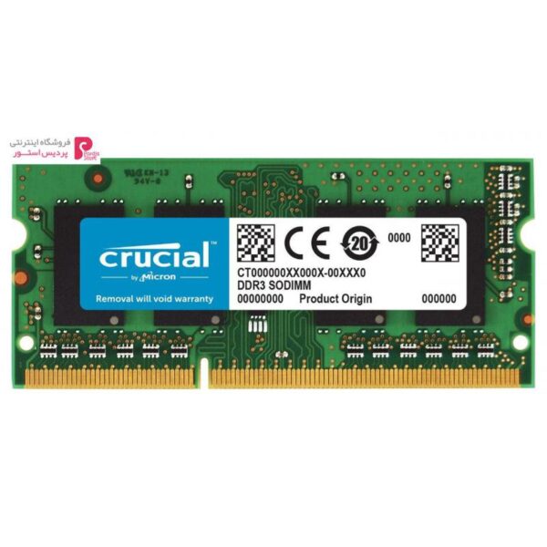 رم لپ تاپ DDR3L تک کاناله 1866 مگاهرتز CL13 کروشیال ظرفیت 8 گیگابایت - 0