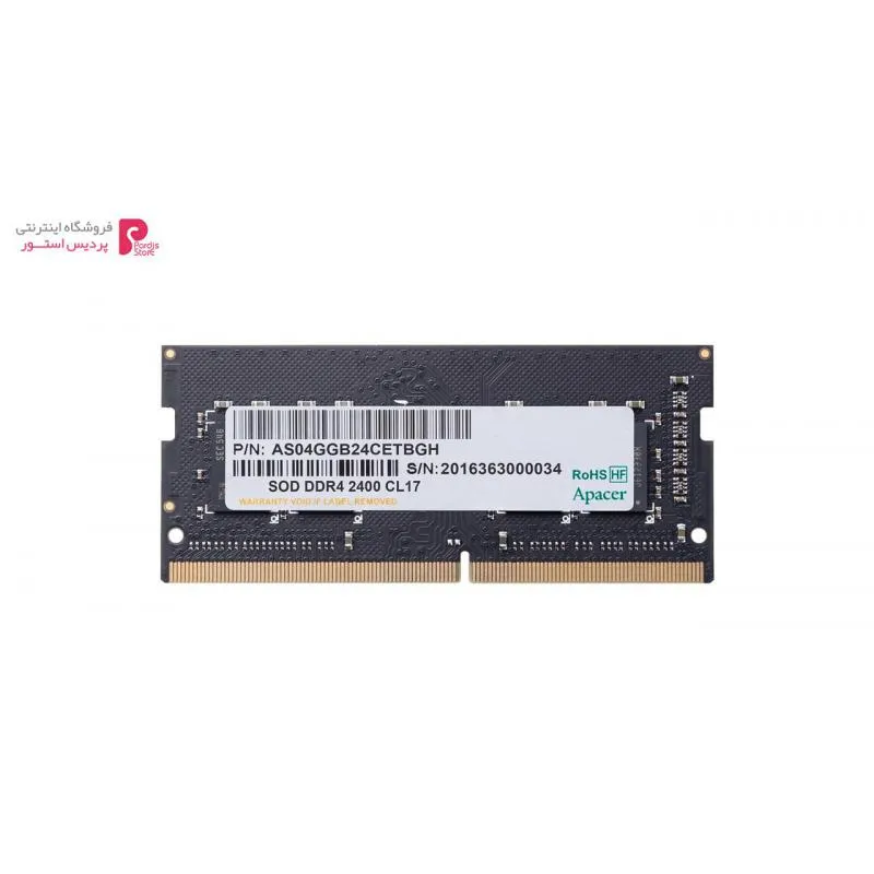 رم لپ تاپ DDR4 تک کاناله 2400 مگاهرتز اپیسر ظرفیت 8 گیگابایت - 0