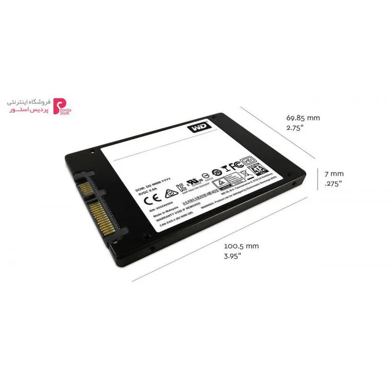 اس اس دی اینترنال وسترن دیجیتال مدل Green PC WDS120G2G0A ظرفیت 120 گیگابایت - اس اس دی اینترنال وسترن دیجیتال مدل Green PC WDS120G2G0A ظرفیت 120 گیگابایت