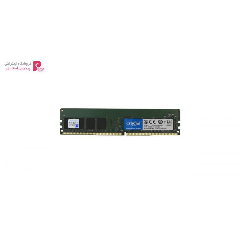 رم دسکتاپ DDR4 تک کاناله 2400 مگاهرتز کروشیال مدل CL17 ظرفیت 4 گیگابایت - 0