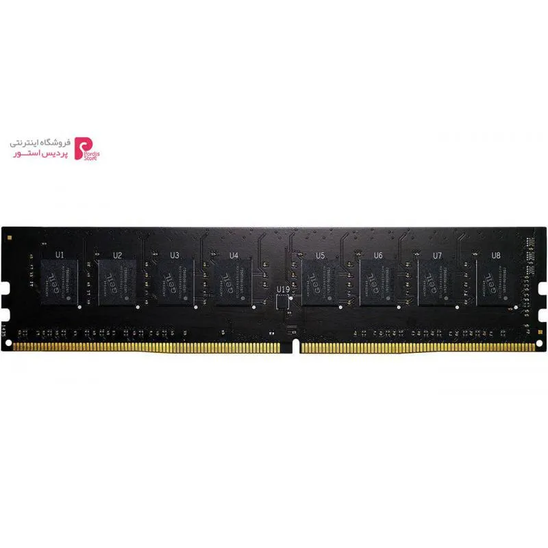 رم دسکتاپ DDR4 تک کاناله 2400 مگاهرتز CL17 گیل مدل Pristine ظرفیت 8 گیگابایت - رم دسکتاپ DDR4 تک کاناله 2400 مگاهرتز CL17 گیل مدل Pristine ظرفیت 8 گیگابایت