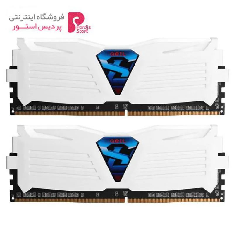 رم دسکتاپ DDR4 دو کاناله 3200 مگاهرتز CL16 گیل مدل Super Luce سری سفید ظرفیت 8 گیگابایت - 0