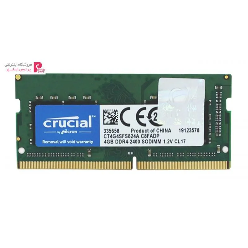 رم لپ تاپ کروشیال مدل DDR4 ، 2400MHZ ظرفیت 4 گیگابایت - رم لپ تاپ کروشیال مدل DDR4 ، 2400MHZ ظرفیت 4 گیگابایت
