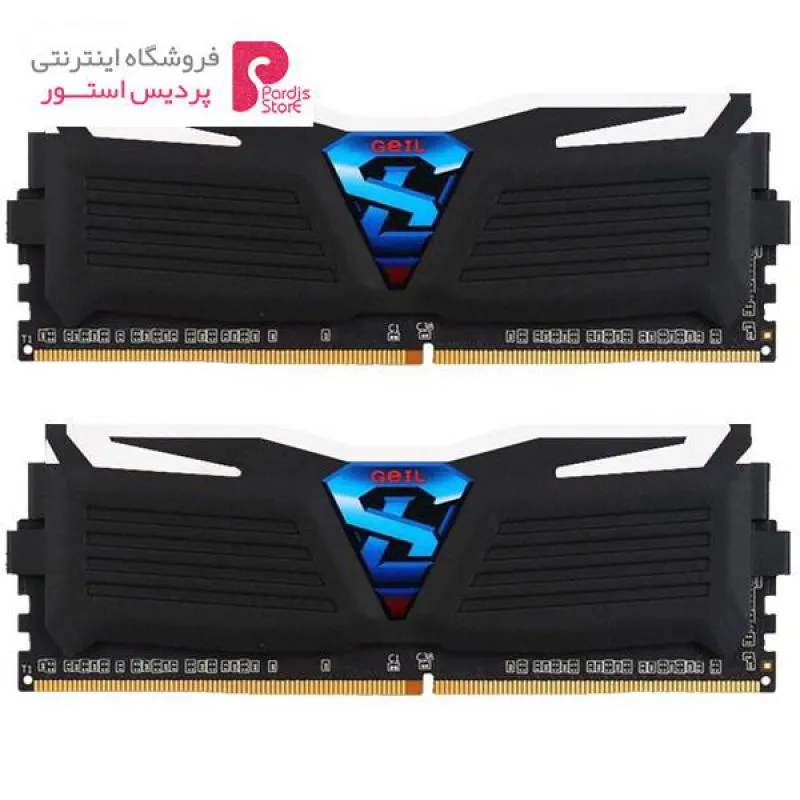رم دسکتاپ DDR4 دو کاناله 2400 مگاهرتز CL14 گیل مدل Super Luce سری مشکی ظرفیت 32 گیگابایت - 0