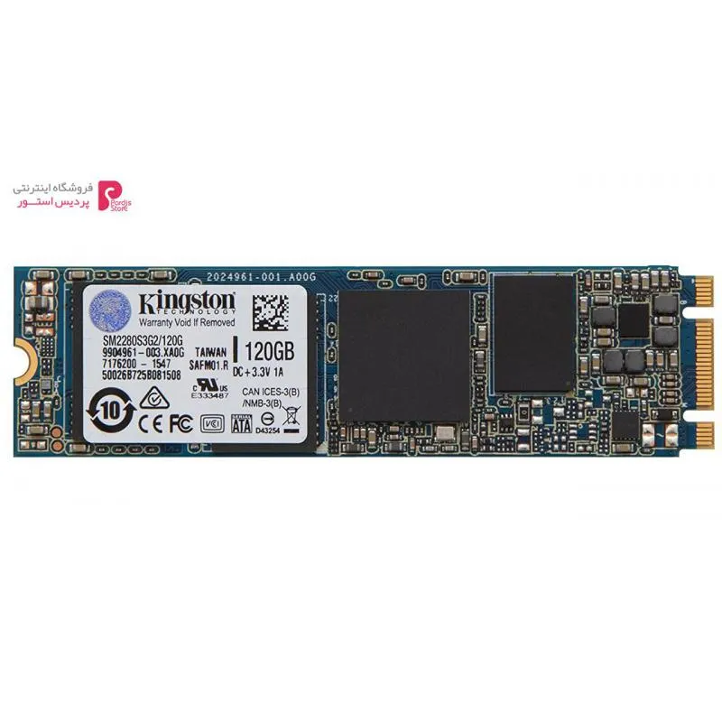 ماژول اس اس دی کینگستون مدل SSDNow M.2 SATA G2 ظرفیت 120 گیگابایت - 0