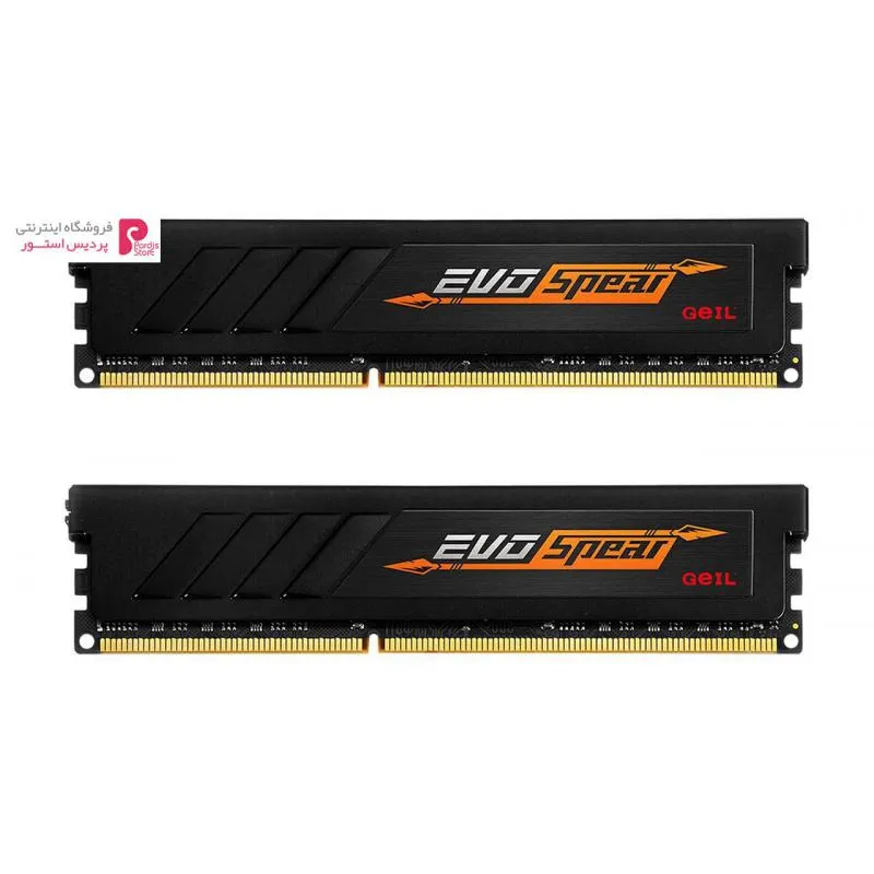 رم دسکتاپ DDR4 دو کاناله 3000 مگاهرتز CL16 گیل مدل AMD Edition EVO X ظرفیت 16 گیگابایت - 0