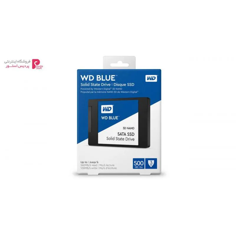 اس اس دی اینترنال وسترن دیجیتال مدل Blue WDS500G2B0A ظرفیت 500 گیگابایت - 0