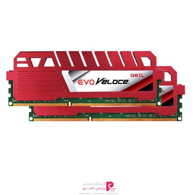 رم دسکتاپ DDR3 دو کاناله 1600 مگاهرتز CL11 گیل مدل Evo Veloce ظرفیت 16 گیگابایت