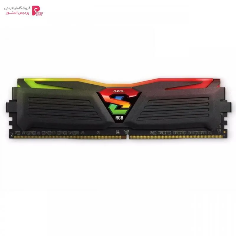 رم دسکتاپ DDR4 دو کاناله 2400 مگاهرتز CL17 گیل مدل Super Luce RGB ظرفیت 16 گیگابایت - 0