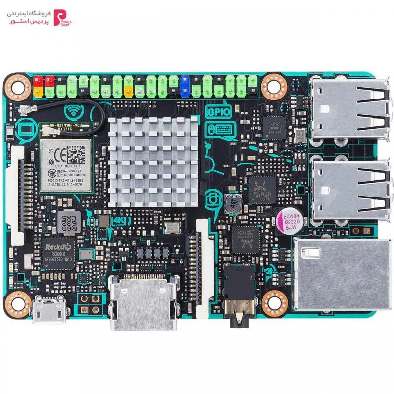 کامپیوتر کوچک ایسوس مدل Tinker Board ASUS Tinker Board Mini PC - 0
